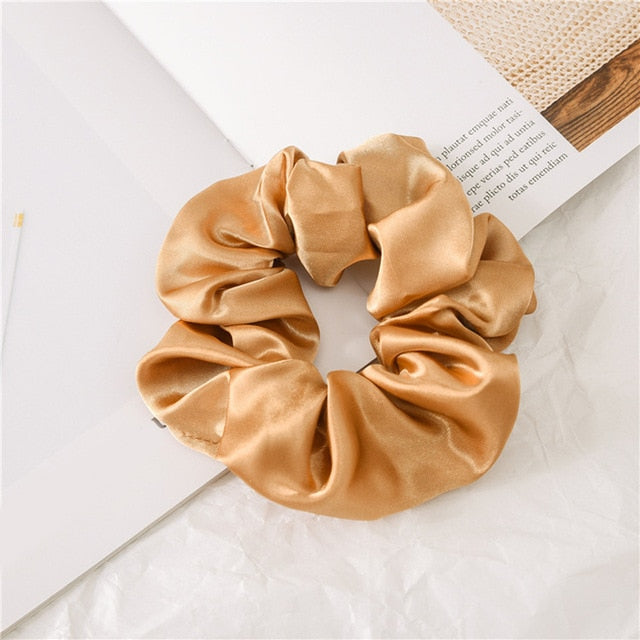 Satin Silk Scrunchies