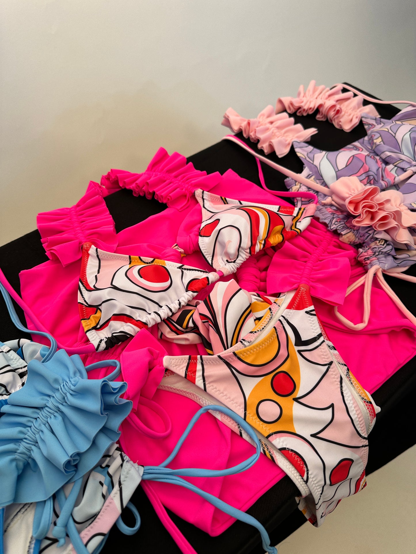 Pink Picasso Bikini Set (Inc Skirt)