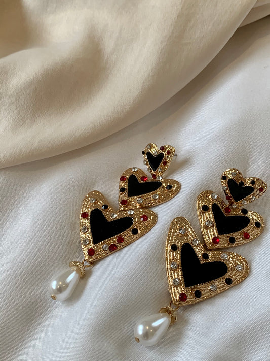 'Queen of Hearts' Earrings