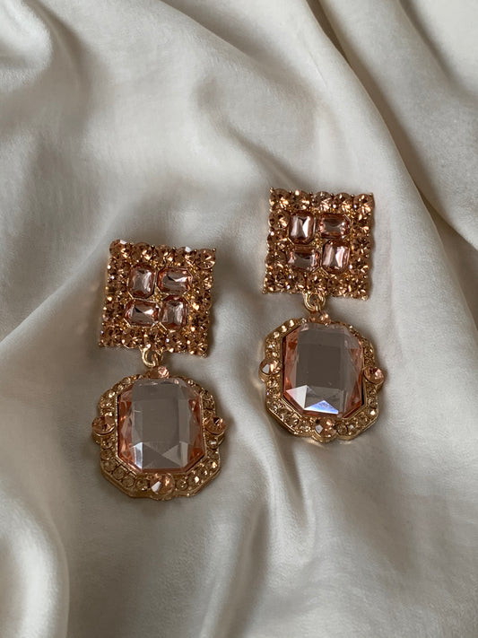 'Rose Jewel' Earrings